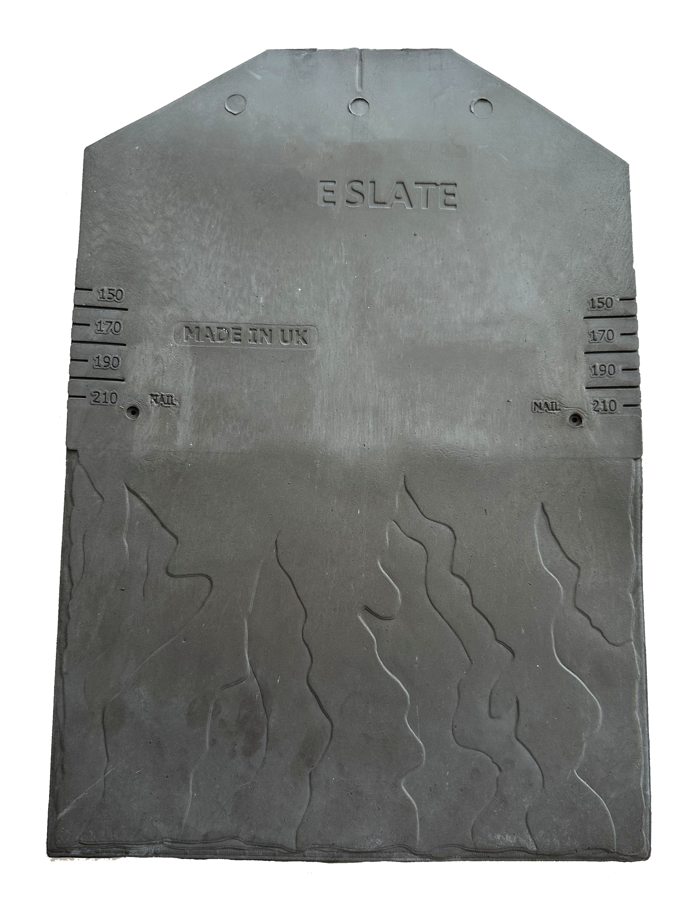E-Slate Low Pitch Plastic Roof Slate 10° - Traditional Grey (pack of 16)