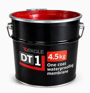 DT1 One Coat Hybrid Polyurethane Waterproofing Membrane - Grey 4.5kg