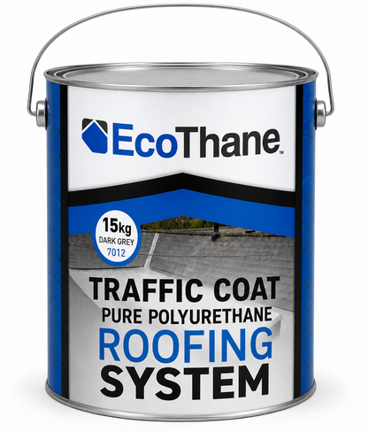 Ecothane Traffic Coat Polyurethane Waterproof Coating - Grey 15kg