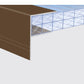 Storm Aluminium F Section for Polycarbonate Sheeting