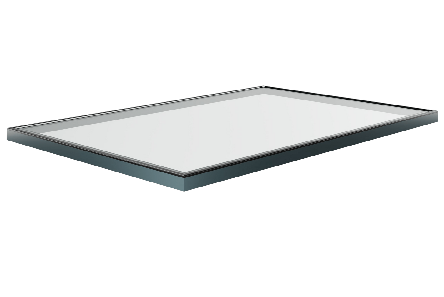 Korniche Flat Glass Rooflight - Clear Triple Glazing (0.6 w/m2k)