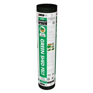 IKO Green Mineral Shed Felt - 10m x 1m Roll