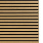 Cladco Acoustic Internal Slatted Wall Panels - Golden Pine (2400mm x 600mm)
