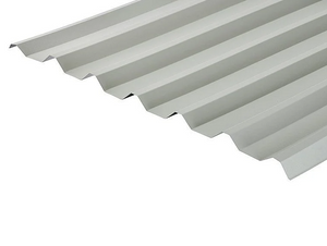 Cladco 34/1000 Box Profile 0.7 PVC Plastisol Coated Roof Sheet - Goosewing Grey