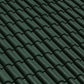 British Ceramics Roman Clay Roof Tile - Green Glazed (Pallet of 288 tiles)