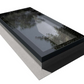 TuffX Infinity Framed Flat Glass Rooflight - Solar Grey Double Glazed (1.2 U-Value)