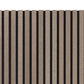 Cladco Acoustic Internal Slatted Wall Panels - Hazel (2400mm x 600mm)