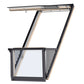 VELUX GDL MK19 SD0W1 Natural Pine Timber Finish Cabrio® Balcony Window for Tiles (78 x 252 cm)