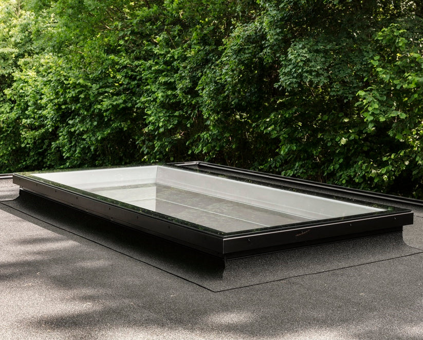 VELUX CFU Fixed Flat Glass Rooflight Package with Triple Glazed Base