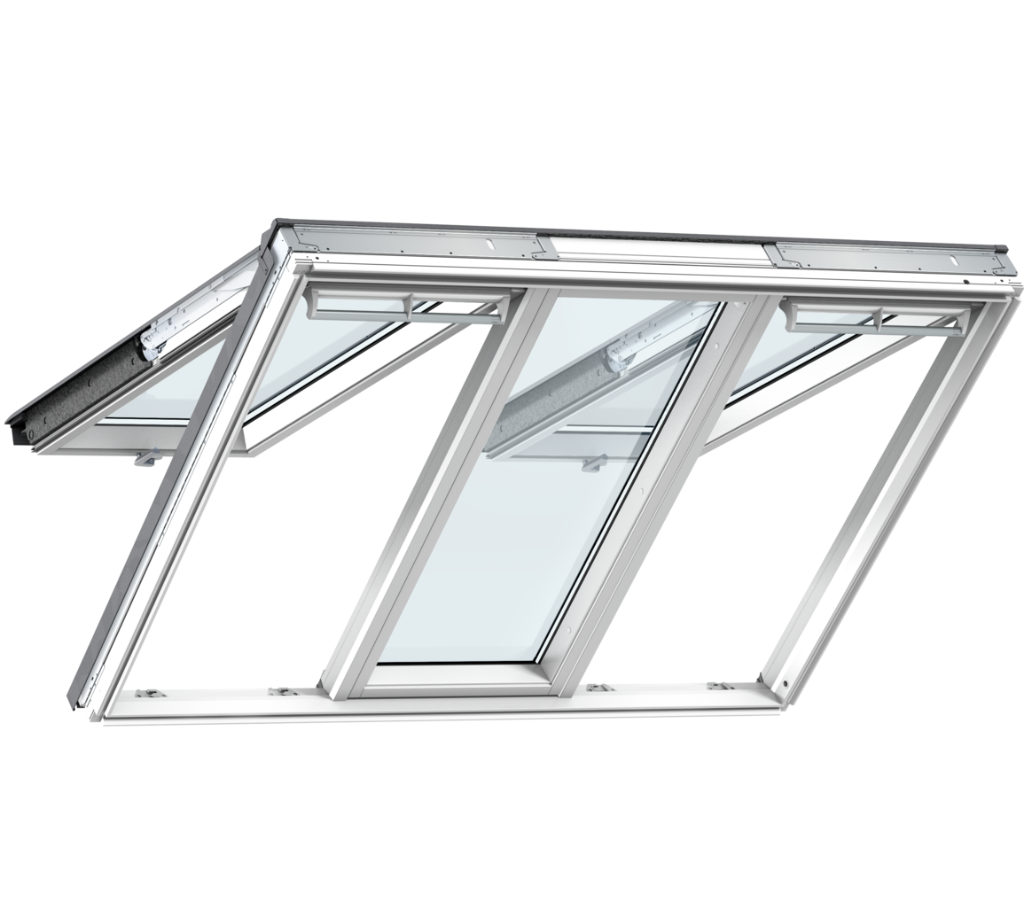 VELUX GPLS FFKF06 2066 STUDIO 3-in-1 Top Hung Triple Glazed Roof Window (1880 x 1178mm)
