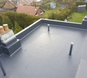 Cure It GRP Roofing Topcoat - Graphite Grey 5kg