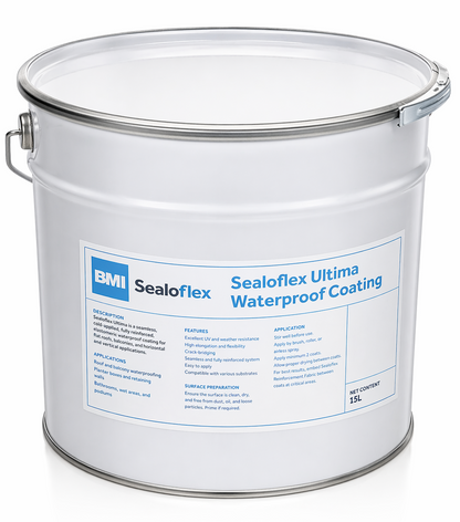 Icopal Sealoflex Ultima Modified PU Waterproof Coating - Grey 15L