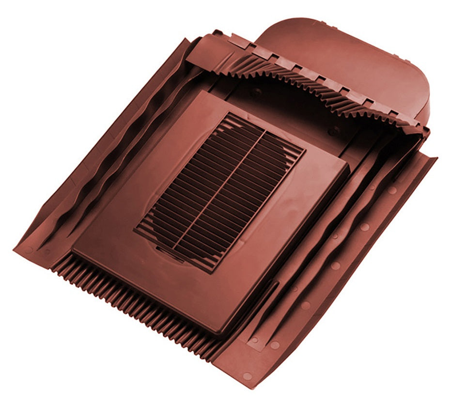 Klober Uni-Line® Tile Vent with 100mm Pipe - Antique Red