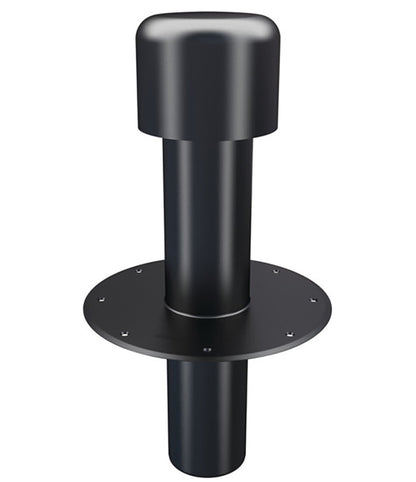 Klober Flavent Breather Extraction Vent with Pipe & PVC Flange - 125mm