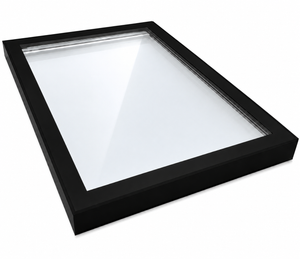 TuffX Infinity Framed Flat Glass Rooflight - Solar Clear Double Glazed (1.0 U-Value)