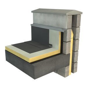 EcoTherm Eco-Bond Flat Roof Insulation Board - 1200mm x 1200mm x 60mm (Pack of 5 sheets 7.20m2)