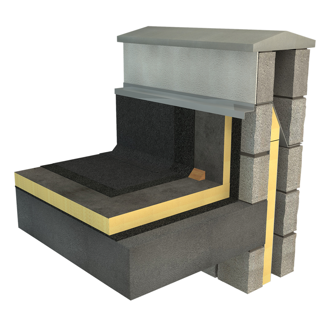 EcoTherm Inno Torch Flat Roof Insulation Board 1200mm x 600mm x 130mm Pack of 3 sheets 2.16m2
