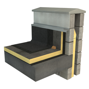 EcoTherm Eco-Torch Flat Roof Insulation Board - 1200mm x 600mm x 120mm (Pack of 4 sheets 2.88m2)