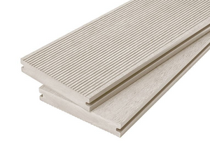 Cladco Solid Commercial Grade Composite Decking Board - Ivory (4m)