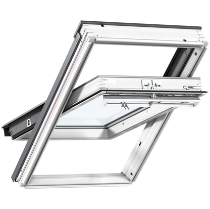 VELUX GGL BK04 2070 White Painted Centre-Pivot Window (47 x 98 cm)