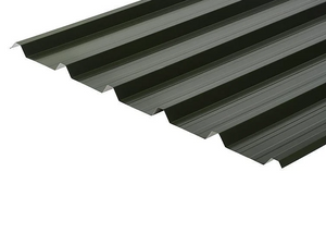 Cladco 32/1000 Box Profile Sheeting 0.5 Thick Polyester Paint Coated Roof Sheet - Juniper Green