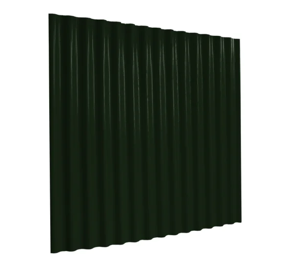 Cladco 13/3 Corrugated 0.5mm Thick Polyester Paint Coated Roof Sheet - Juniper Green