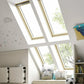 Keylite Clear Lacquered Pine Premium Electric Window with Remote Control & Rain Sensor (PEK)