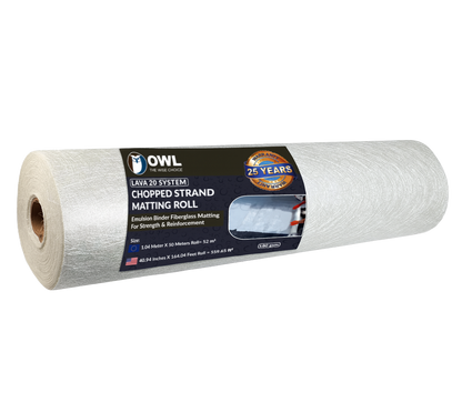 LAVA 20 Chopped Strand Matting 150gsm fiberglass reinforcement mat for waterproofing system