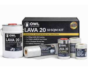 LAVA 20 Polyurethane Liquid Waterproofing Kit - 10m2