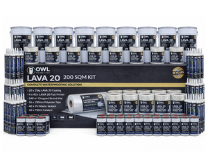 LAVA 20 Polyurethane Liquid Waterproofing Kit - 200m2