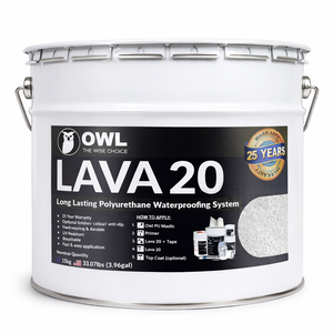 LAVA 20 Premium Polyurethane Liquid Waterproofing - 15kg