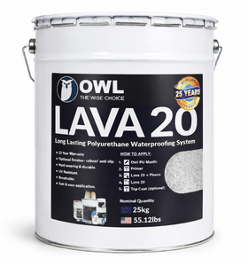 LAVA 20 Premium Polyurethane Liquid Waterproofing - 25kg