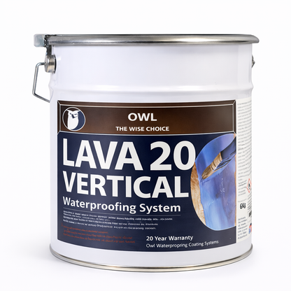 LAVA 20 Vertical Liquid Waterproofing for Sloped & Vertical
