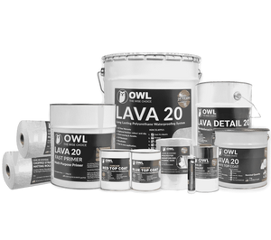 Roll of LAVA 20 Chopped Strand Matting Tape 150mm for fiberglass reinforcement and waterproofing