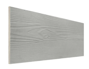 Cladco Fibre Cement Exterior Wall Cladding Boards - Light Grey (3.66m)