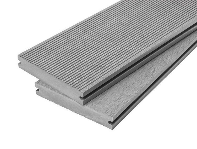 Cladco Solid Commercial Grade Composite Decking Board Light Grey (4m