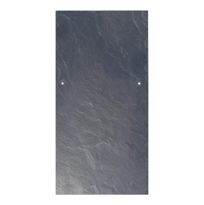 Valero Slate grey black 500x250mm pre-holed Spanish natural roofing slate
