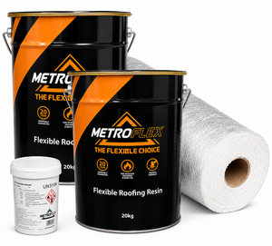 MetroFlex Flexible GRP Fibreglass Roofing Kit - 14m2
