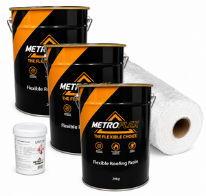 MetroFlex Flexible GRP Fibreglass Roofing Kit - 21 m2