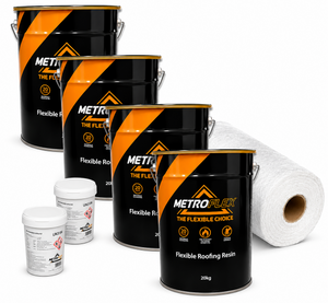 MetroFlex Flexible GRP Fibreglass Roofing Kit - 28m2