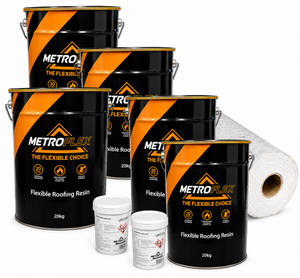 MetroFlex Flexible GRP Fibreglass Roofing Kit - 43m2