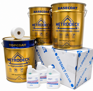 Metrodeck GRP Fibreglass Roofing Kit 450g - 30m2