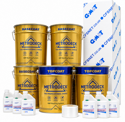 Metrodeck GRP Fibreglass Roofing Kit 450g - 60m2