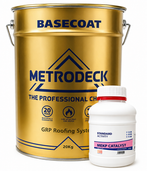 Metrodeck GRP Roofing Base Resin 20kg (including Catalyst)