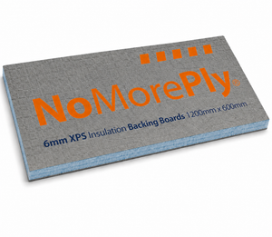 NoMorePly® 6mm XPS Insulation Backing Boards 1200mm x 600mm (Pack of 10)