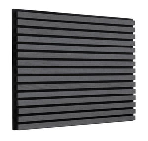 Cladco Acoustic Internal Slatted Wall Panels - Noir (2400mm x 600mm)