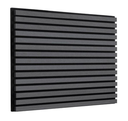 Cladco Acoustic Internal Slatted Wall Panels - Noir (2400mm x 600mm)