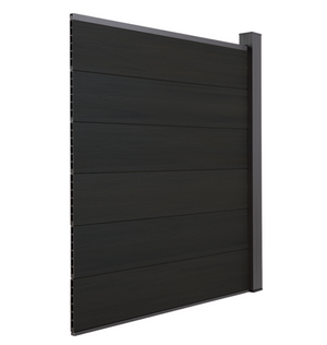 Cladco ProFence Composite Fencing Panel - Onyx (1.84m)
