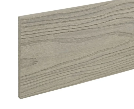 Cladco ProDeck Capped Composite Fascia Trim - 3.6m (All Colours) Pewter