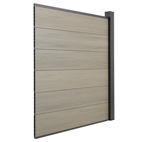 Cladco ProFence Composite Fencing Panel - Pewter (1.84m)